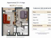 Vente appartement 2 pièces Vente appartement 2 pièces