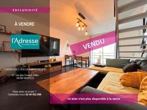 Vente Appartement 3 piècesNantes Beaujoire - Saint-Joseph