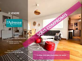 Vente Appartement 3 piècesNantes Beaujoire - Saint-Joseph