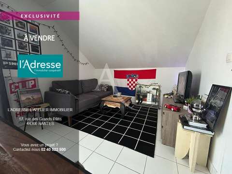 Vente appartement 2 pièces Nantes Beaujoire - Saint-Joseph 44