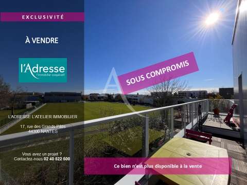 Vente appartement 4 pièces Nantes Beaujoire - Saint-Joseph 44