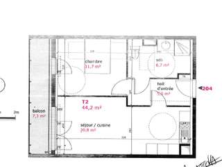 Vente appartement 2 pièces