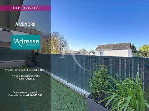 Vente appartement 3 pièces Nantes Beaujoire - Saint-Joseph 44