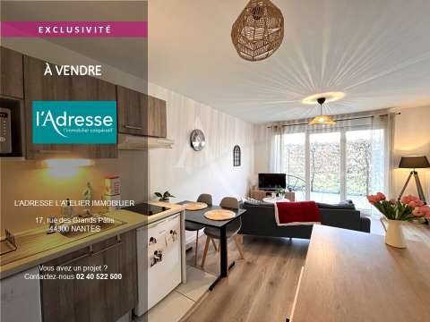 Vente appartement 2 pièces Nantes Beaujoire - Saint-Joseph 44