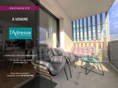 Vente appartement 3 pièces Nantes Beaujoire - Saint-Joseph 44