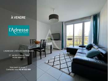 Vente appartement 3 pièces Nantes Beaujoire - Saint-Joseph 44