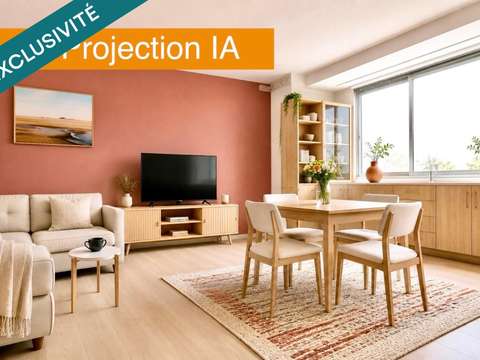Vente appartement 3 pièces Nantes Bellevue 44