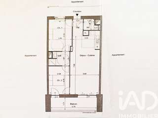 Vente appartement 3 pièces