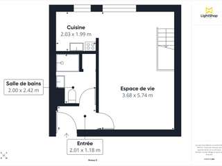 Vente appartement 2 pièces