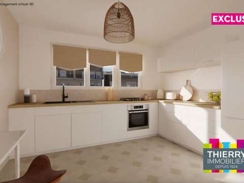 Vente appartement 3 pièces Nantes Canclaux - Mellinet 44