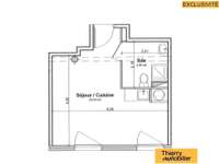 Vente appartement 1 pièce