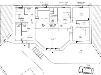 Vente Appartement 5 piècesNantes Canclaux - Mellinet