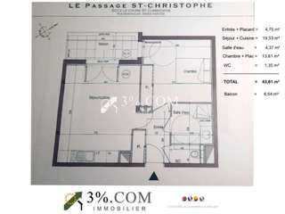 Vente appartement 2 pièces