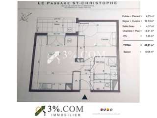 Vente appartement 2 pièces Vente appartement 2 pièces