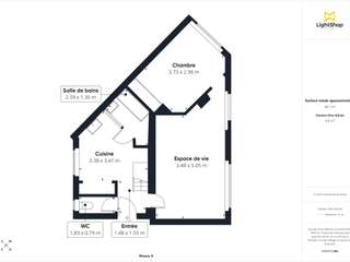 Vente appartement 3 pièces