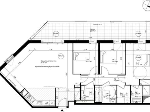 Vente appartement 4 pièces
