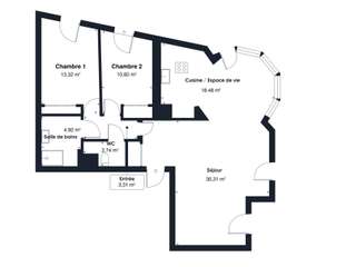 Vente appartement 3 pièces