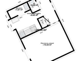 Vente appartement 1 pièce