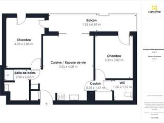 Vente appartement 3 pièces