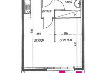 Vente appartement 1 pièce Vente appartement 1 pièce