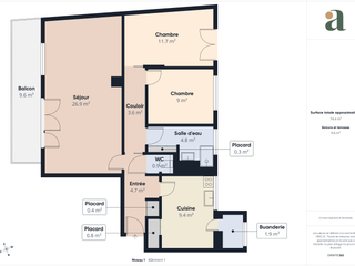 Vente appartement 3 pièces