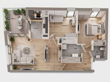 Vente appartement 3 pièces Vente appartement 3 pièces