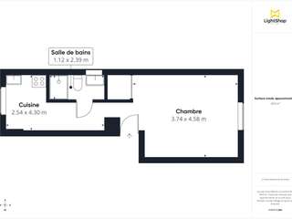 Vente appartement 1 pièce