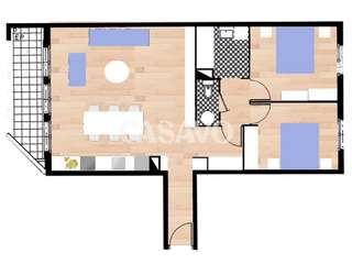 Vente appartement 3 pièces