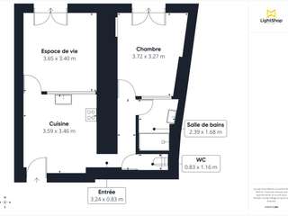 Vente appartement 2 pièces