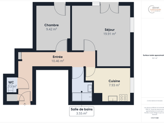 Vente appartement 2 pièces