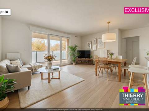 Vente appartement 3 pièces Nantes Éraudière-Renaudière 44