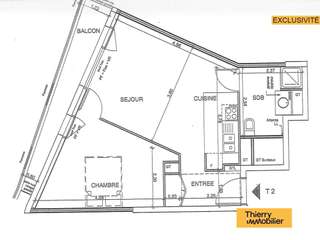 Vente appartement 2 pièces