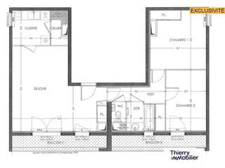 Vente appartement 3 pièces