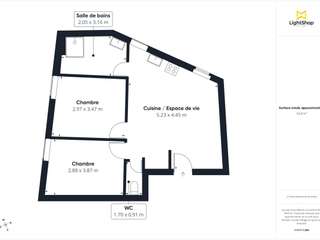 Vente appartement 3 pièces