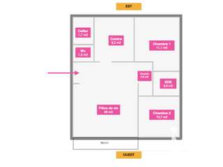 Vente appartement 3 pièces