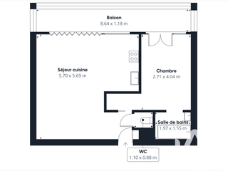 Vente appartement 2 pièces