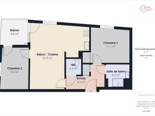 Vente appartement 3 pièces