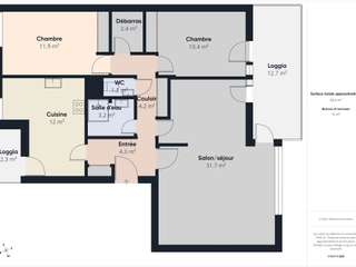 Vente appartement 3 pièces