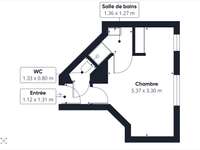 Vente Studio 1 pièce