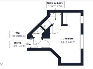 Vente Studio 1 pièce