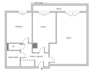 Vente appartement 2 pièces