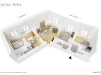 Vente appartement 3 pièces Vente appartement 3 pièces
