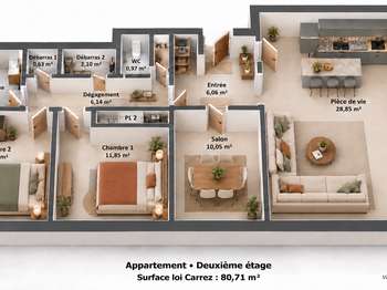 Vente appartement 4 pièces