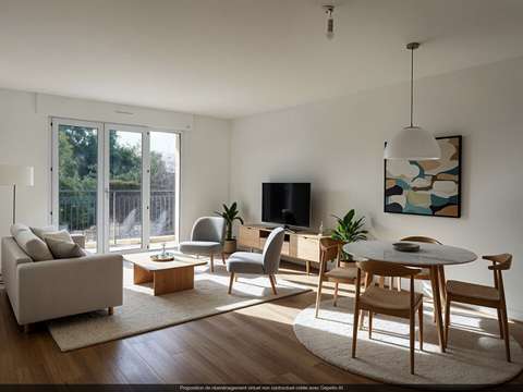 Vente appartement 3 pièces Nantes Pont Du Cens - Petit Port 44