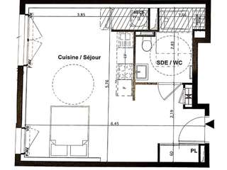 Vente appartement 1 pièce