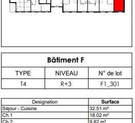 Vente appartement 4 pièces