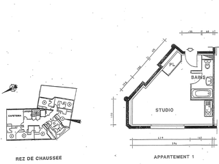 Vente Studio 1 pièce