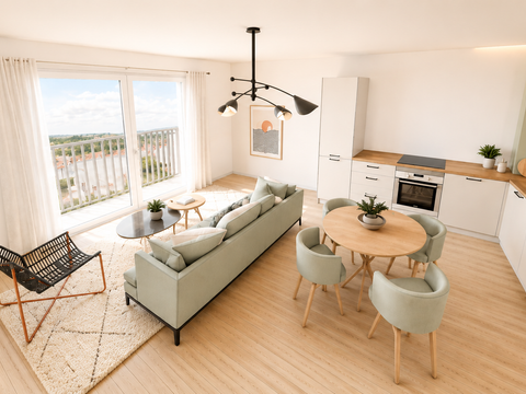 Vente appartement 3 pièces Nantes Procé - Monselet 44