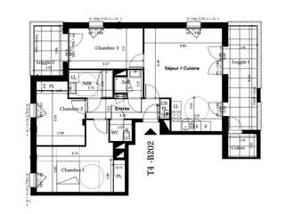 Vente appartement 4 pièces