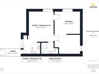 Vente appartement 3 pièces